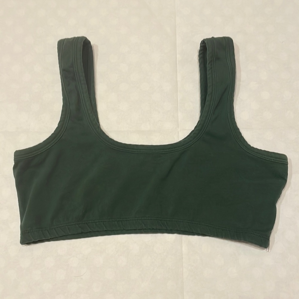 ARQ WIDE-STRAP BRA in Fern